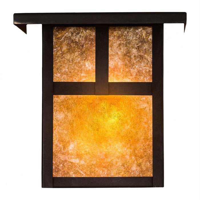 Meyda 6.5"Square Hyde Park "T" Mission Wall Sconce