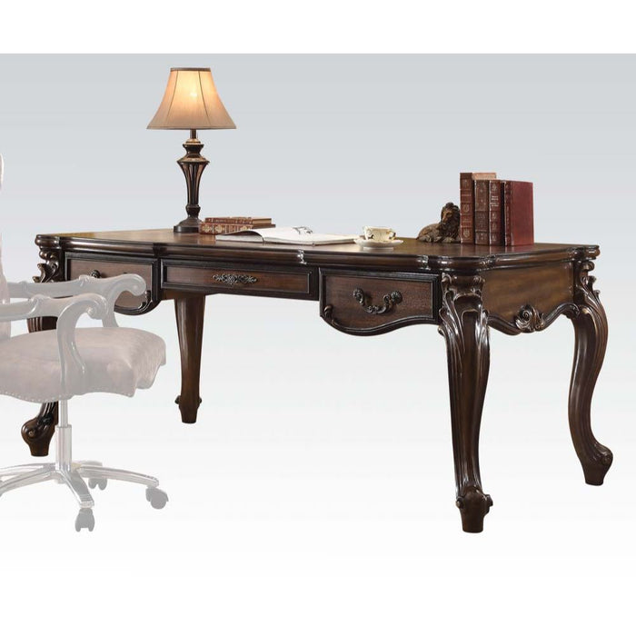 Acme Furniture Versailles Executive Writing Desk in Cherry Oak Finish 92280