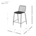 New Pacific Direct Thomas Metal Counter Stool, Set of 4 9300055
