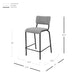 New Pacific Direct Lehman Fabric Counter Stool, Set of 4 9300099-530