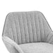 New Pacific Direct Luther Fabric Gaslift Swivel Bar Stool, Set of 2 9300122-529