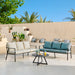 New Pacific Direct Markle Outdoor Metal Round Coffee Table 9300151