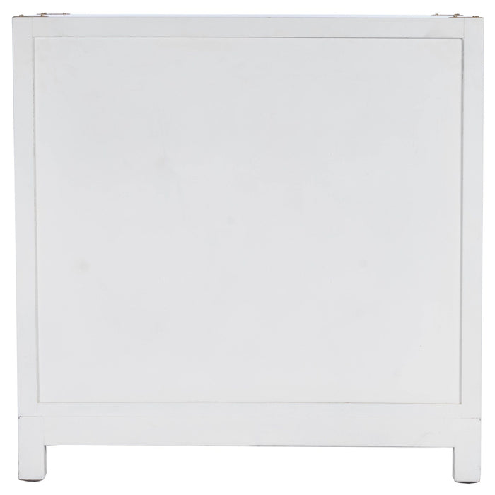 Butler Specialty Company Forster Campaign 3 Drawer Dresser, White 9337304