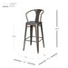 New Pacific Direct Metropolis Metal Counter Stool, Set of 4 938526-GM