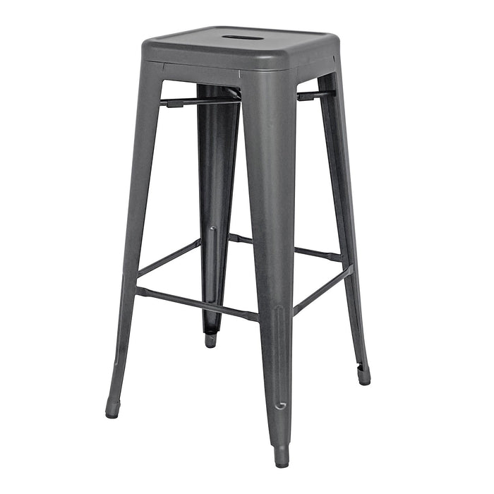 New Pacific Direct Metropolis Metal Backless Bar Stool, Set of 4 938630-GM