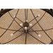 Meyda 54"W Greenbriar Oak Inverted Pendant