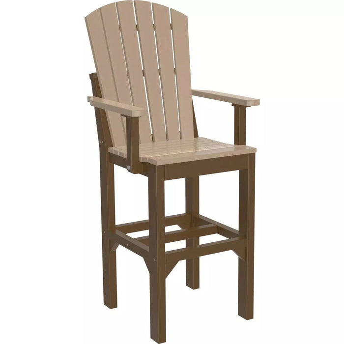 LuxCraft Bar Height Adirondack Arm Chair