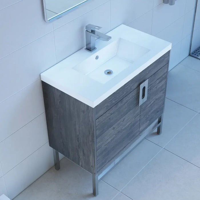 Alya Bath Salento Single Modern Bathroom Vanity