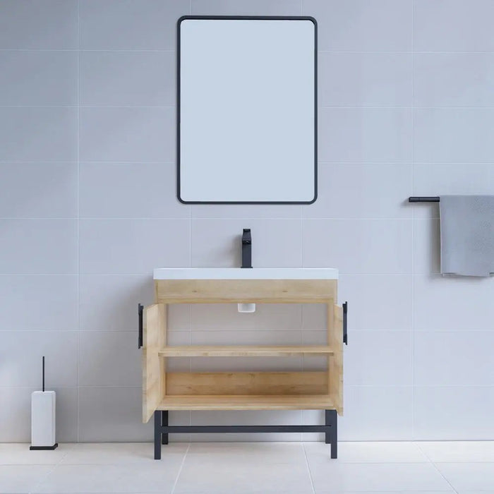 Alya Bath Salento Single Modern Bathroom Vanity