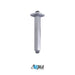 KubeBath Aqua Piazza Brass Shower Set with Ceiling Mount Square Rain Shower, Tub Filler and 4 Body Jets