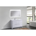 KubeBath Dolce 48" Modern Bathroom Vanity with White Quartz Counter-Top