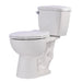 ANZZI Author Series White Elongated Bathroom Toilet with Dual Flush System T1-AZ063