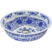 ANZZI Cadence Series 16" x 16" Deco-Glass Round Vessel Sink with Polished Chrome Pop-Up Drain