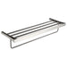 ANZZI Caster 3 Series 25" Wall-Mounted 3 Towel Bar with Towel Pole
