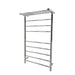 ANZZI Eve Series 8-Bar Stainless Steel Wall-Mounted Electric Towel Warmer Rack with Top Shelf