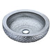 ANZZI Levi Series 17" x 17" Deco-Glass Round Vessel Sink with Polished Chrome Pop-Up Drain
