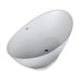 ANZZI Masoko Series 74" x 33.5" Freestanding Matte White Bathtub FT-AZ8420