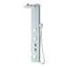 ANZZI Titan Series 60" 3-Jetted Full Body Shower Panel in White Finish with Heavy Rain Shower Head and Euro-Grip Hand Sprayer SP-AZ8096
