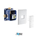 KubeBath Aqua Piazza Rough-In Valve With Cover Plate, Handle and Diverter