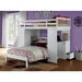 Acme Furniture Freya Twin Loft Bed W/Storage in White Finish 37145