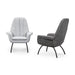 Bellini Modern Living Alberto Accent Chair Dark Grey Alberto DGY