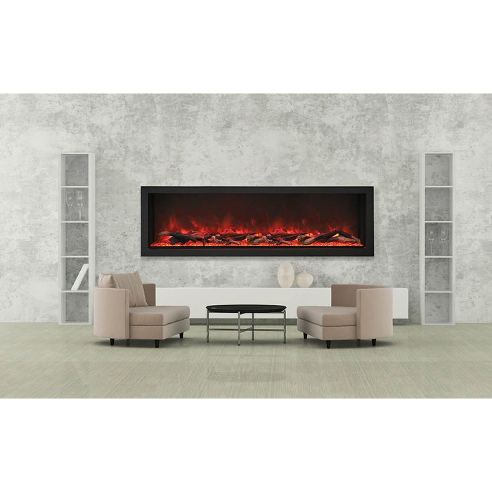 Amantii Panorama Deep XT Smart Electric Fireplace Indoor/Outdoor Built-in