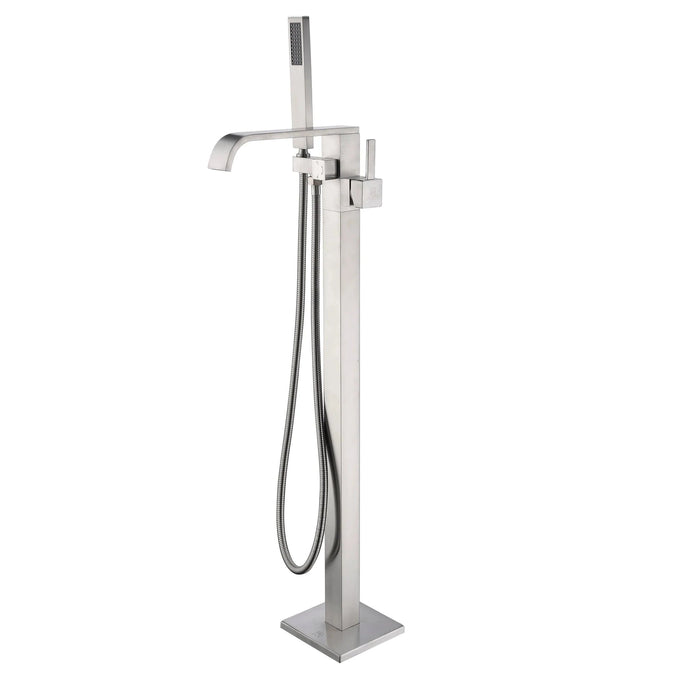 ANZZI Angel Series 2-Handle Clawfoot Tub Faucet with Euro-Grip Handheld Sprayer