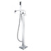 ANZZI Angel Series 2-Handle Clawfoot Tub Faucet with Euro-Grip Handheld Sprayer