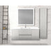 ANZZI Conques 48" x 20" Solid Wood Single Bathroom Vanity Set VT-MR4SCCT48-WH