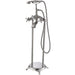 ANZZI Tugela Series 3-Handle Clawfoot Tub Faucet with Euro-Grip Handheld Sprayer