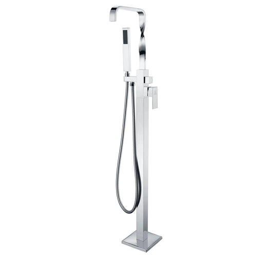 ANZZI Yosemite Series 2-Handle Clawfoot Tub Faucet with Euro-Grip Handheld Sprayer