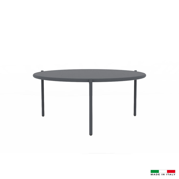 Bellini Modern Living Aria Large Round End Table Grey Aria RD ET L GRY
