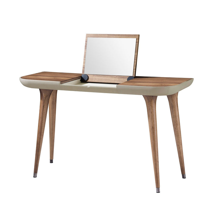 Bellini Modern Living Arrow Desk Walnut Arrow Desk