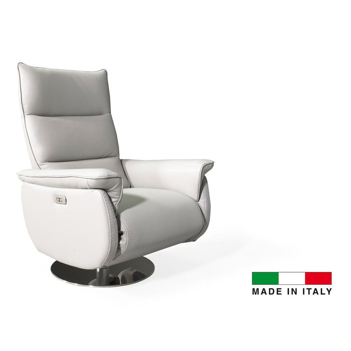Bellini Modern Living Aston Recliner Chair WHITE CAT 35. COL 35612 Aston WHT