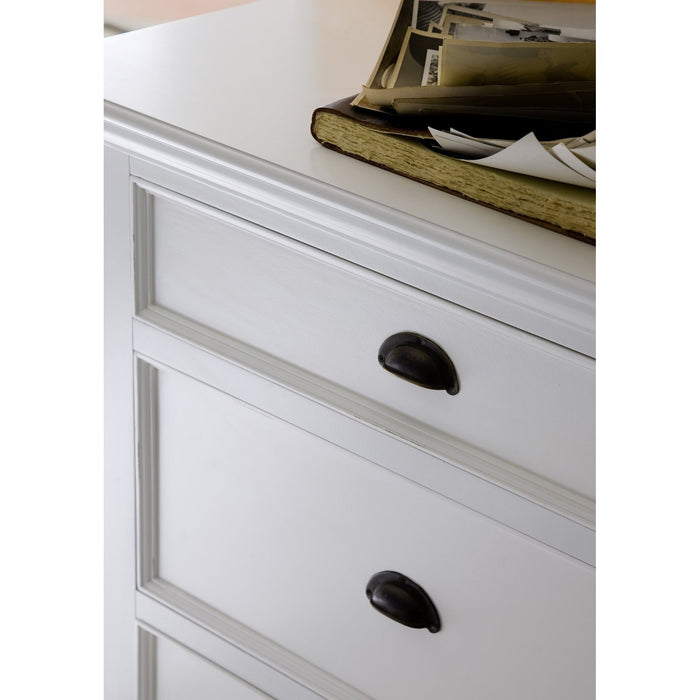 NovaSolo Halifax 6 Drawer Double Dresser in Pure White Dresser B182