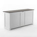 NovaSolo Halifax Accent Buffet In White Distress & Deep Brown B190TWD