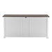 NovaSolo Halifax Accent Buffet In White Distress & Deep Brown B190TWD