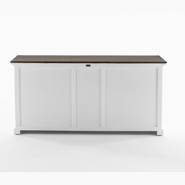 NovaSolo Halifax Accent Buffet In White Distress & Deep Brown B190TWD