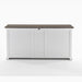 NovaSolo Halifax Accent Buffet In White Distress & Deep Brown B190TWD