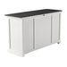 NovaSolo Halifax Contrast Buffet with 4 Doors 3 Drawers In Classic White & Black B192CT