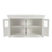 NovaSolo Halifax Buffet with 4 Glass Doors in Classic White B196