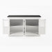 NovaSolo Halifax Contrast Buffet with 4 Glass Doors in Classic White & Black B196CT