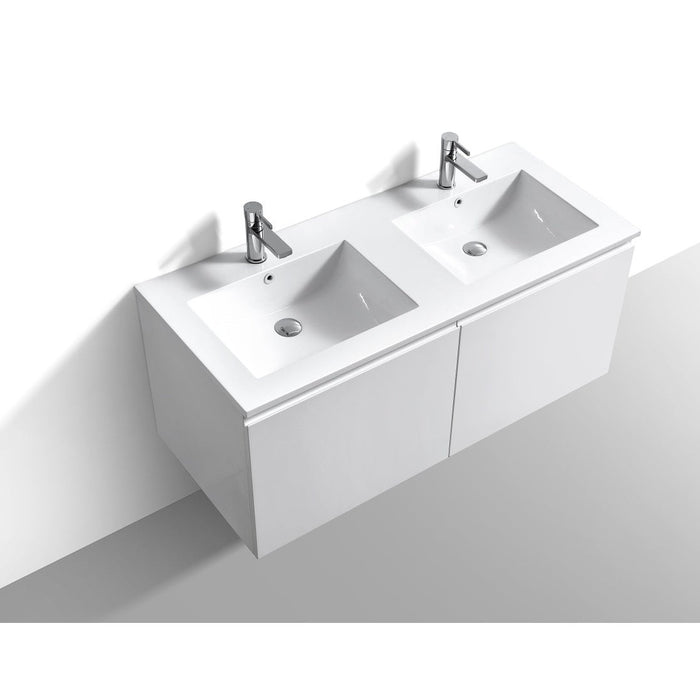 KubeBath Balli 48'' Wall Mount Modern Bathroom Vanity