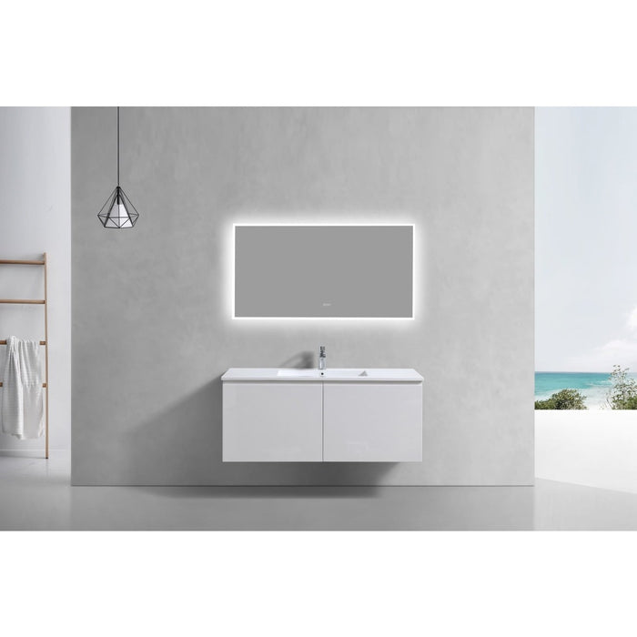 KubeBath Balli 48'' Wall Mount Modern Bathroom Vanity