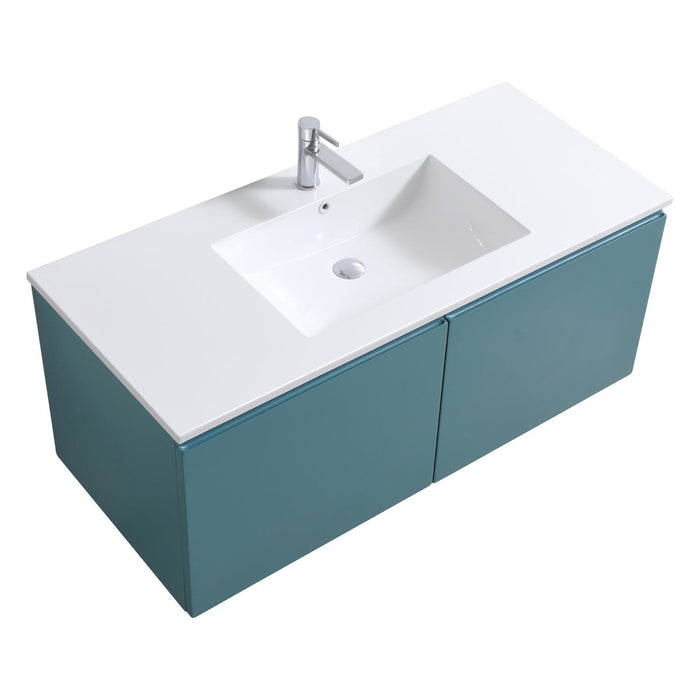 KubeBath Balli 48'' Wall Mount Modern Bathroom Vanity