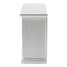 NovaSolo Halifax Buffet Hutch Unit with 4 Glass Doors in Classic White BCA610