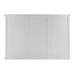 NovaSolo Halifax Hutch Unit with 6 Glass Doors in Classic White BCA611