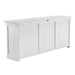 NovaSolo Halifax Hutch Unit with 6 Glass Doors in Classic White BCA611
