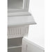 NovaSolo Skansen Hutch Bookcase Unit in Classic White BCA613