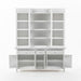 NovaSolo Skansen Kitchen Hutch Cabinet with 5 Doors 3 Drawers in Classic White BCA614